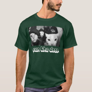 Camisa engraçada Vintage Openhe Door Meme Gang Sar