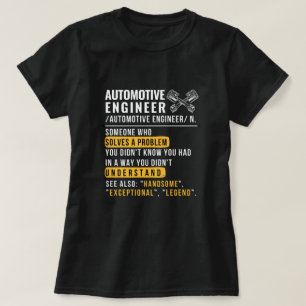 Camisa Engraçado de Trabalho de Definição de Engen