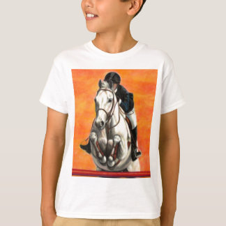 camisa equestre T - Saltador sunset