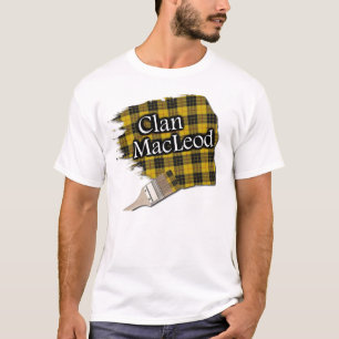 Camisa escocesa da pintura do Tartan de MacLeod do