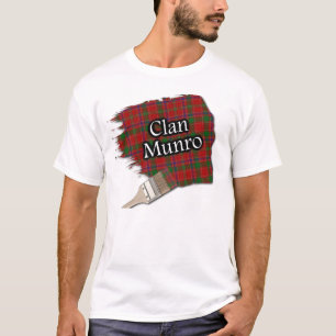 Camisa escocesa da pintura do Tartan de Munro do