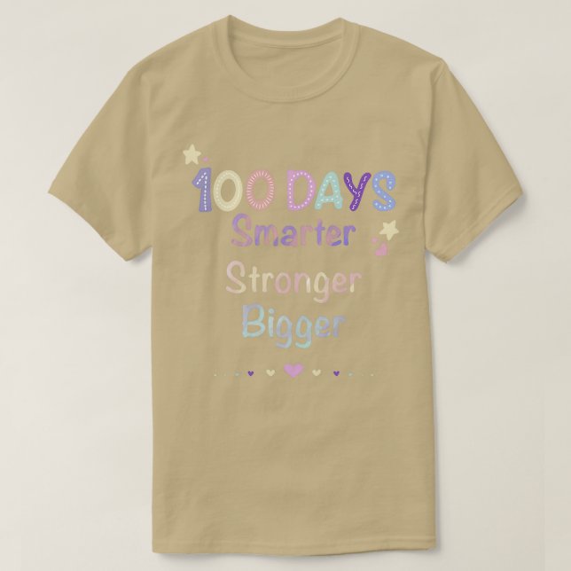 Camisa escolar de 100 dias (Frente do Design)