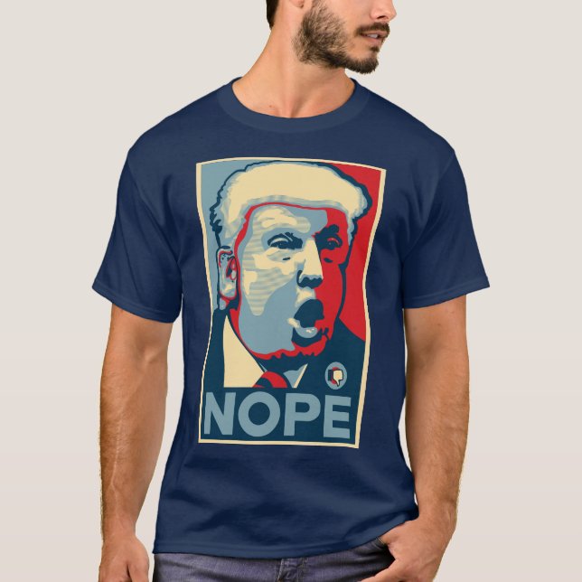 Camisa Escura Básica - NOPE - Azul (Frente)