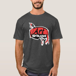 Camisa escura do pelotão da arte