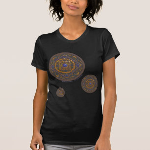 Camisa escura feminina de Libra Mandala
