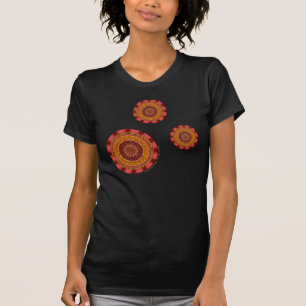 Camisa escura feminina de Mandala