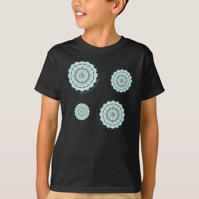 Camisa Escura Infantil e de Bebê Lotus Weave (Frente)