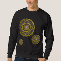 Camisa Escura Masculina de Mandala Sagital
