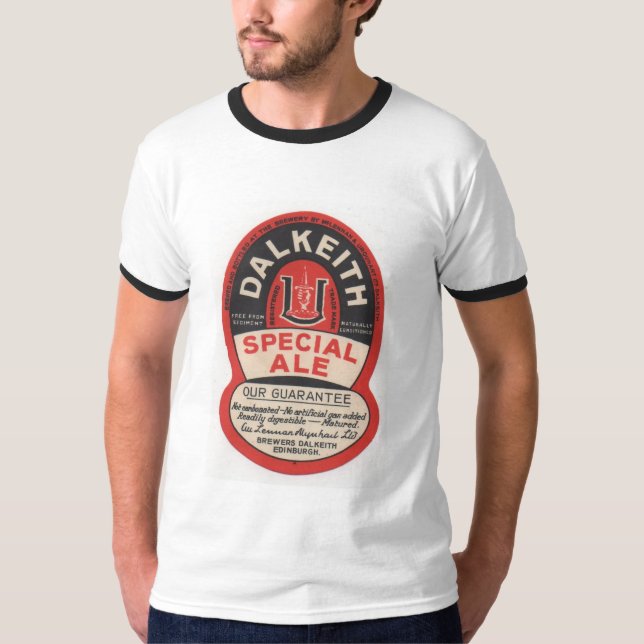 Camisa especial da cerveja inglesa T de Dalkeith (Frente)