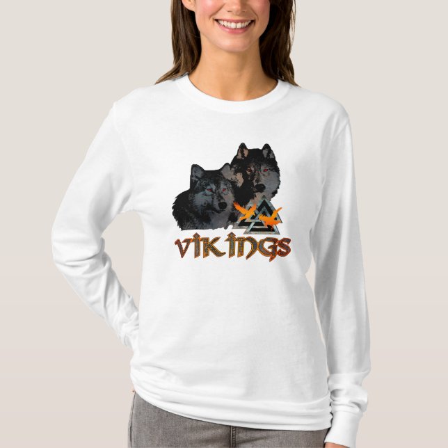 Camisa espiritual de Viking das mulheres (Frente)