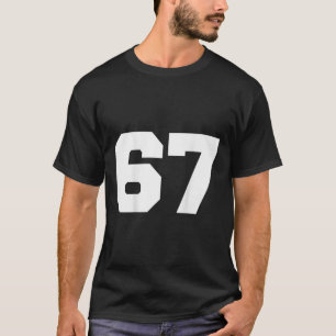 Camisa Esportiva Número 67 Jogador #67 Fã Ck Impre