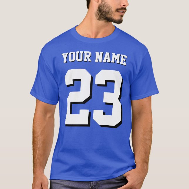 Camisa Esportiva Personalizada com Nome e Número (Frente)