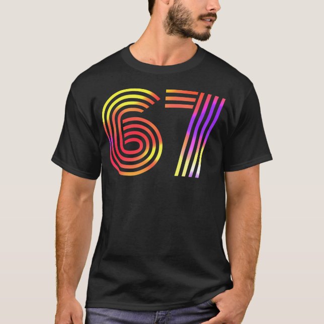 Camisa Esportiva Six Seven Meme 67 Para (Frente)