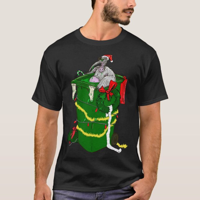 Camisa Essencial de Galinha de Caixa de Natal (Frente)
