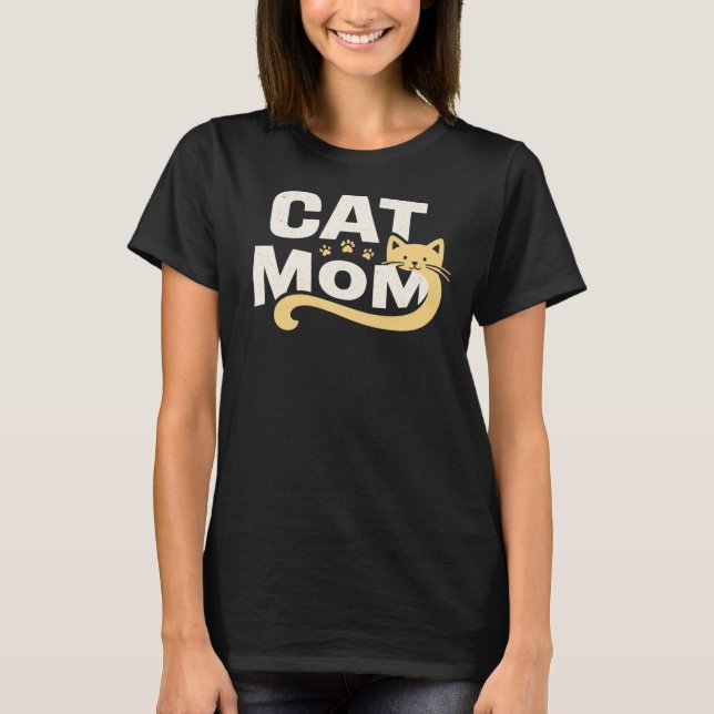 Camisa Estampa de Pata Fofa de Mãe de Gato | Prese (Frente)