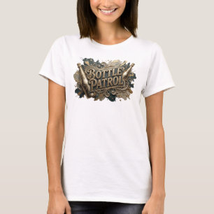 Camisa Estampa PATROLA DE GARRAFA Laranja Moderna