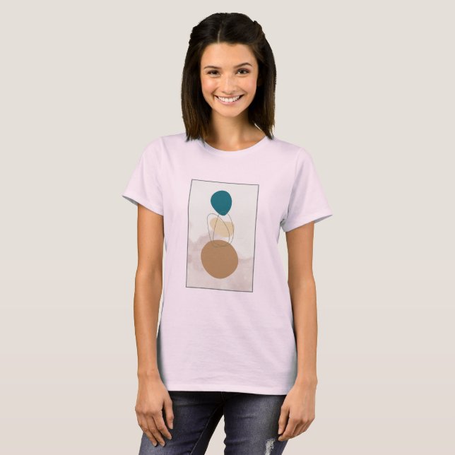 Camisa Estética Neutral | Estilo mínimo boêmico (Frente Completa)