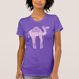 Camisa estilizada de camelo com um gráfico fofo hu