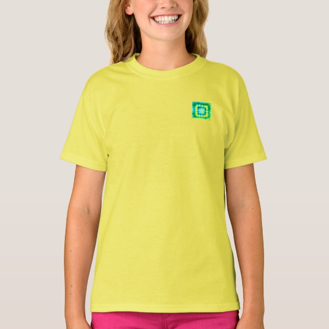 CAMISA ESTILO DE DESIGN DE MENINA  (Frente)
