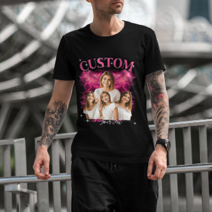 Camisa estilo rap dos anos 90, vintage e personali