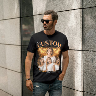 Camisa estilo rap dos anos 90 vintage personalizad