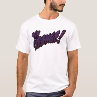 Camisa estranha de T com logotipo