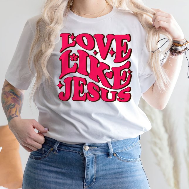 Camisa esus T, Camisa Religiosa, Amor Como Jesus (Criador carregado)