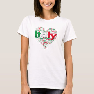 Camisa eu amo Italia