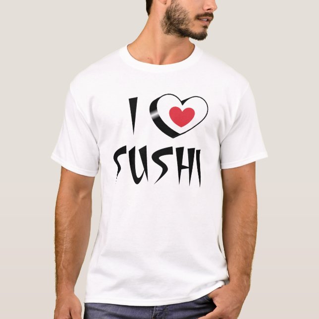 Camisa eu amo o sushi (Frente)