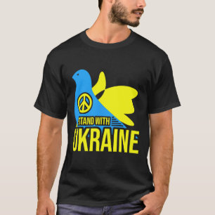 Camisa Eu Apoio a Ucrânia Bandeira da Ucrânia Volo