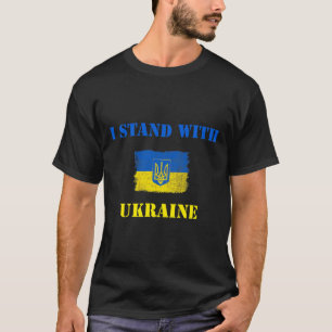 Camisa Eu Apoio a Ucrânia Bandeira Ucraniana Apoio