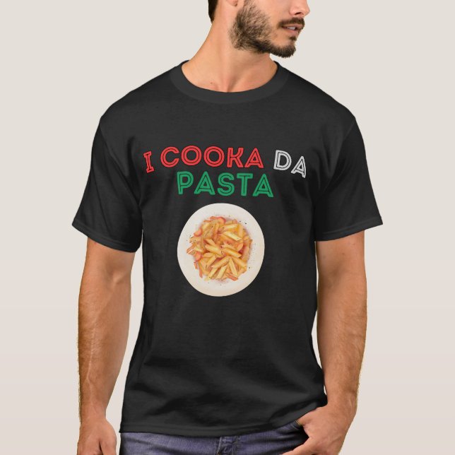 Camisa Eu Cozinho a Massa Humor Divertido Comida I (Frente)