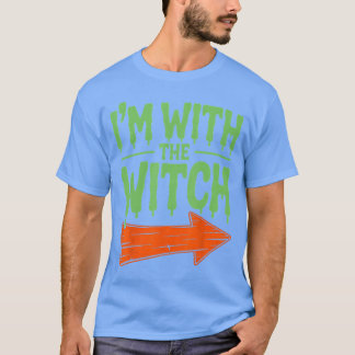 Camisa Eu Estou Com a Bruxa Marido Engraçado Fanta