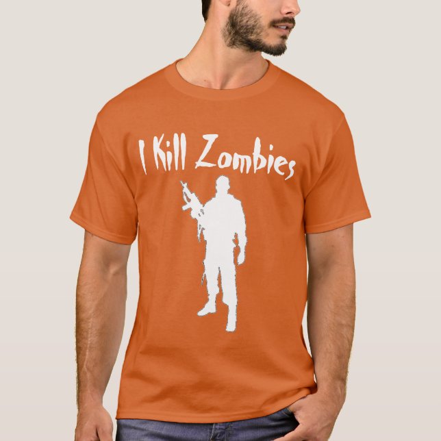 CAMISA - EU MATO ZUMBIS - INCRÍVEL (Frente)