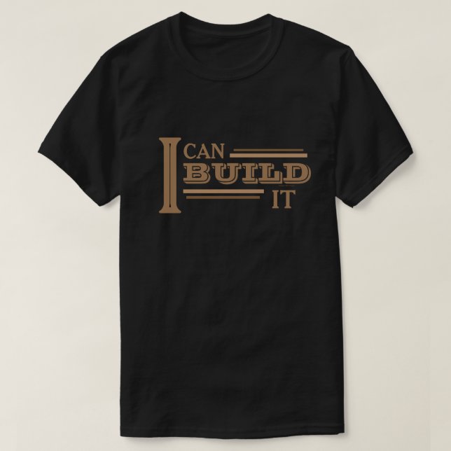 Camisa Eu Posso Construir (Frente do Design)