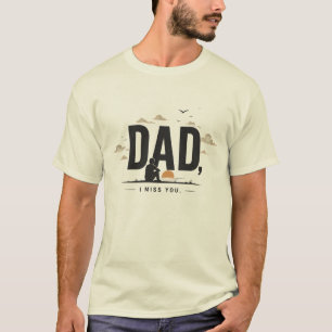 Camisa Eu Sinto Saudades de Você, Pai Memorial M