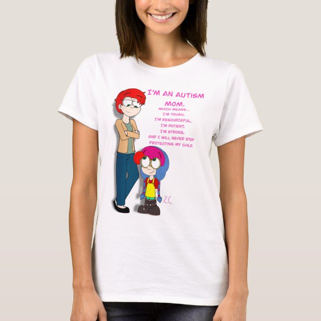 Camisa Eu Sou Uma Mãe de Autista (Frente)