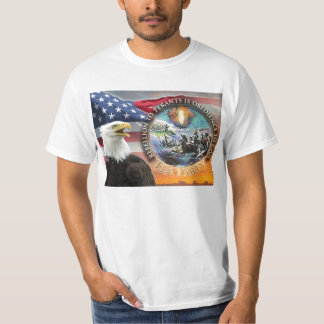 Camisa EUA Bandeira Águia Nascer do Sol Chá Patrio