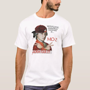 Camisa européia da excursão de Mozart "Mo-z" (a