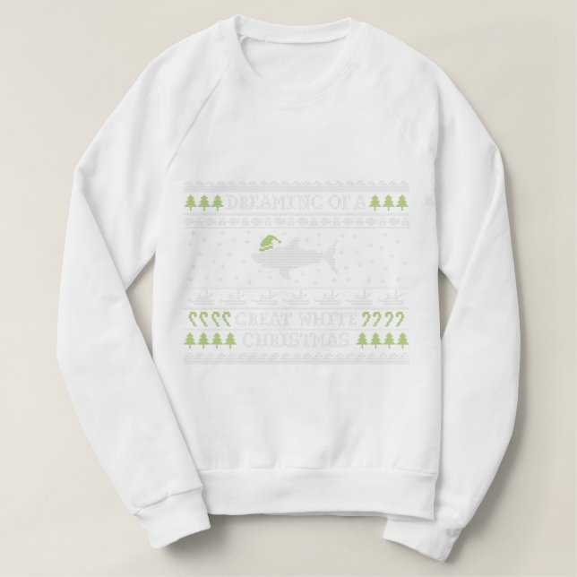 Camisa excelente Branca Engraçada Engraçada Suéter (Frente do Design)