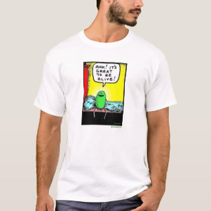 Camisa "Excelente de estar vivo" do Green Weenii