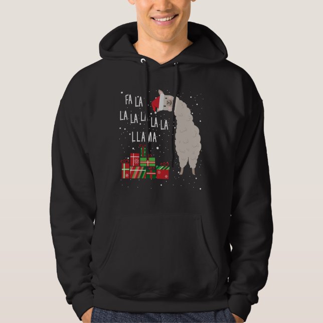 Camisa Fa La Llama - Natal Llama (Frente)