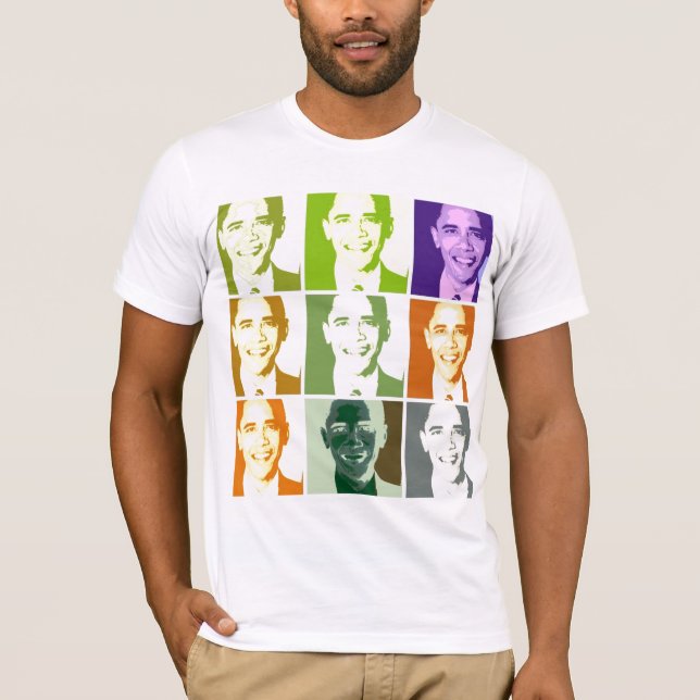 Camisa fabulosa de Obama T do pop art (Frente)