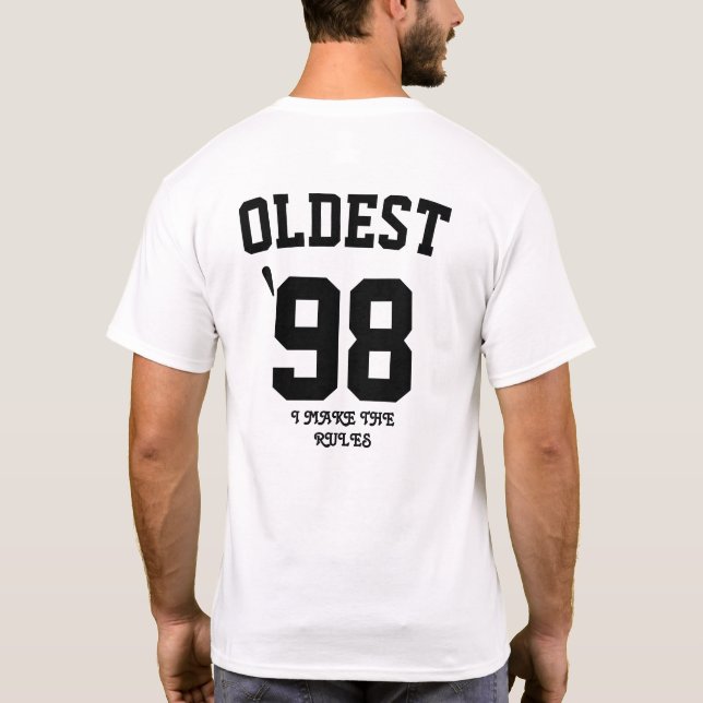 Camisa Família Personalizada Engraçada Irmão Torna (Verso)