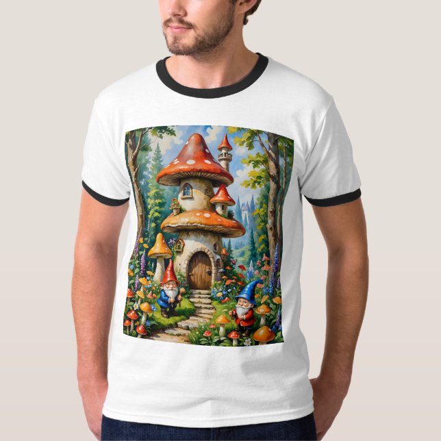 Camisa Fantasia Gnome Mushroom (Frente)