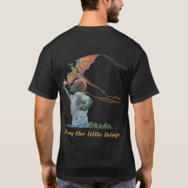 Camisa Fantasia Goblin Child Voando Dragão Kite