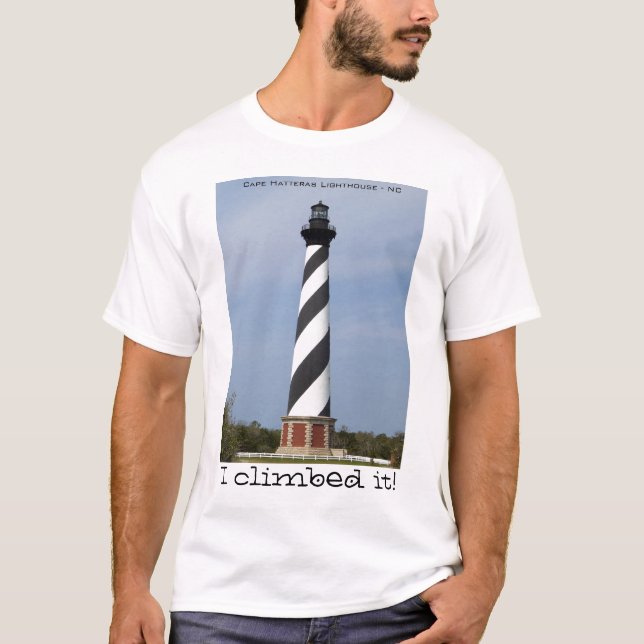 Camisa - farol de Hatteras "eu escalei-o! " (Frente)
