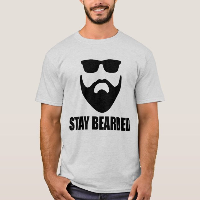 Camisa farpada da barba T da estada dos homens (Frente)