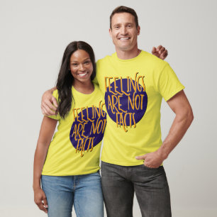 Camisa Feelings Are Not Facts Recuperação de 12