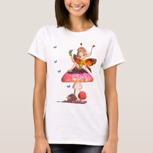 Camisa feericamente das senhoras bonitos T com
